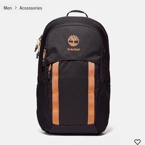 Timberland Black and Brown Backpack